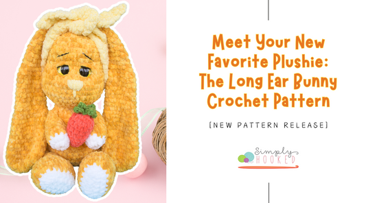 Meet Your New Favorite Plushie: The Long Ear Bunny Crochet Pattern! 🐰💛