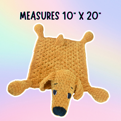 Dog Lovey Crochet Pattern PDF Download