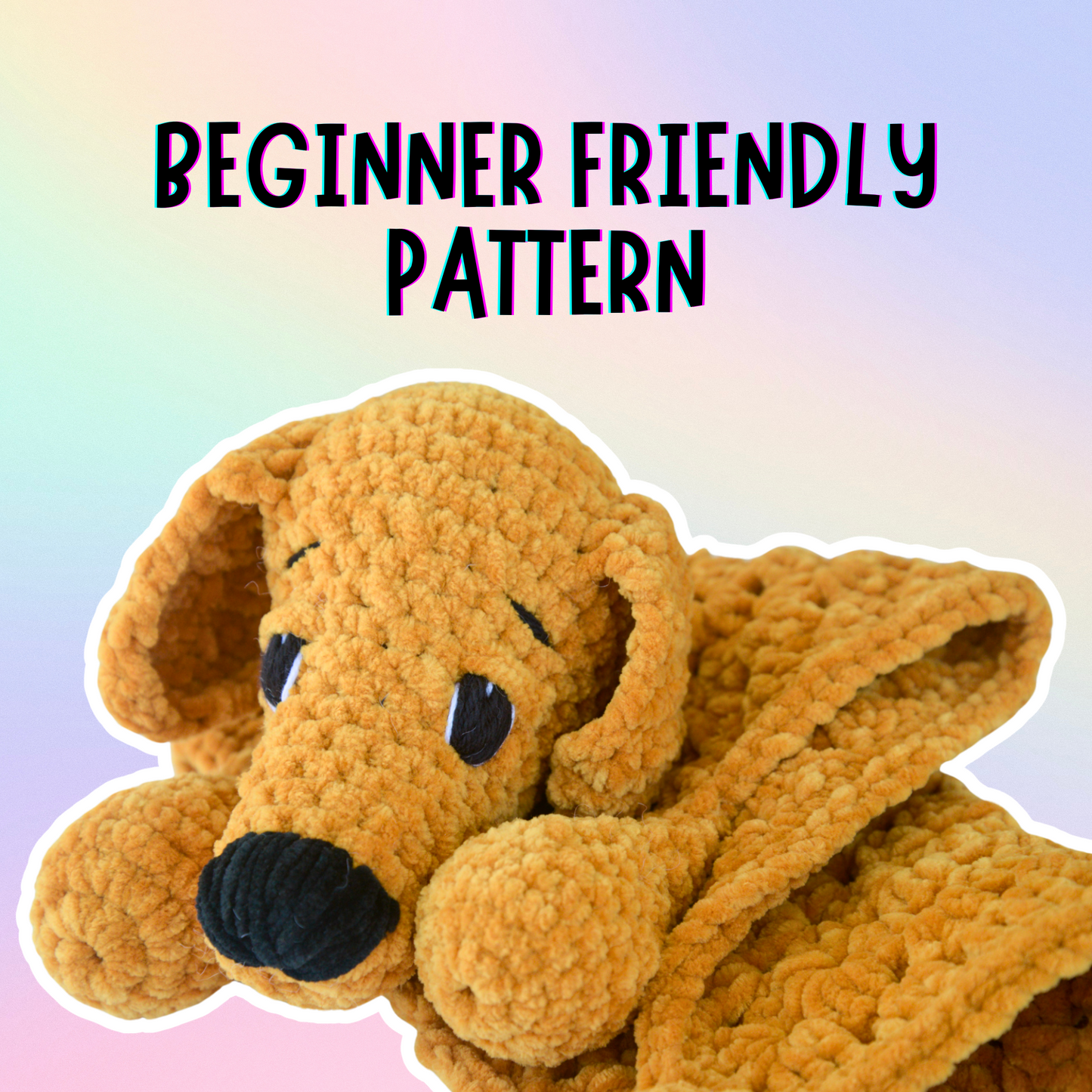 Dog Lovey Crochet Pattern PDF Download