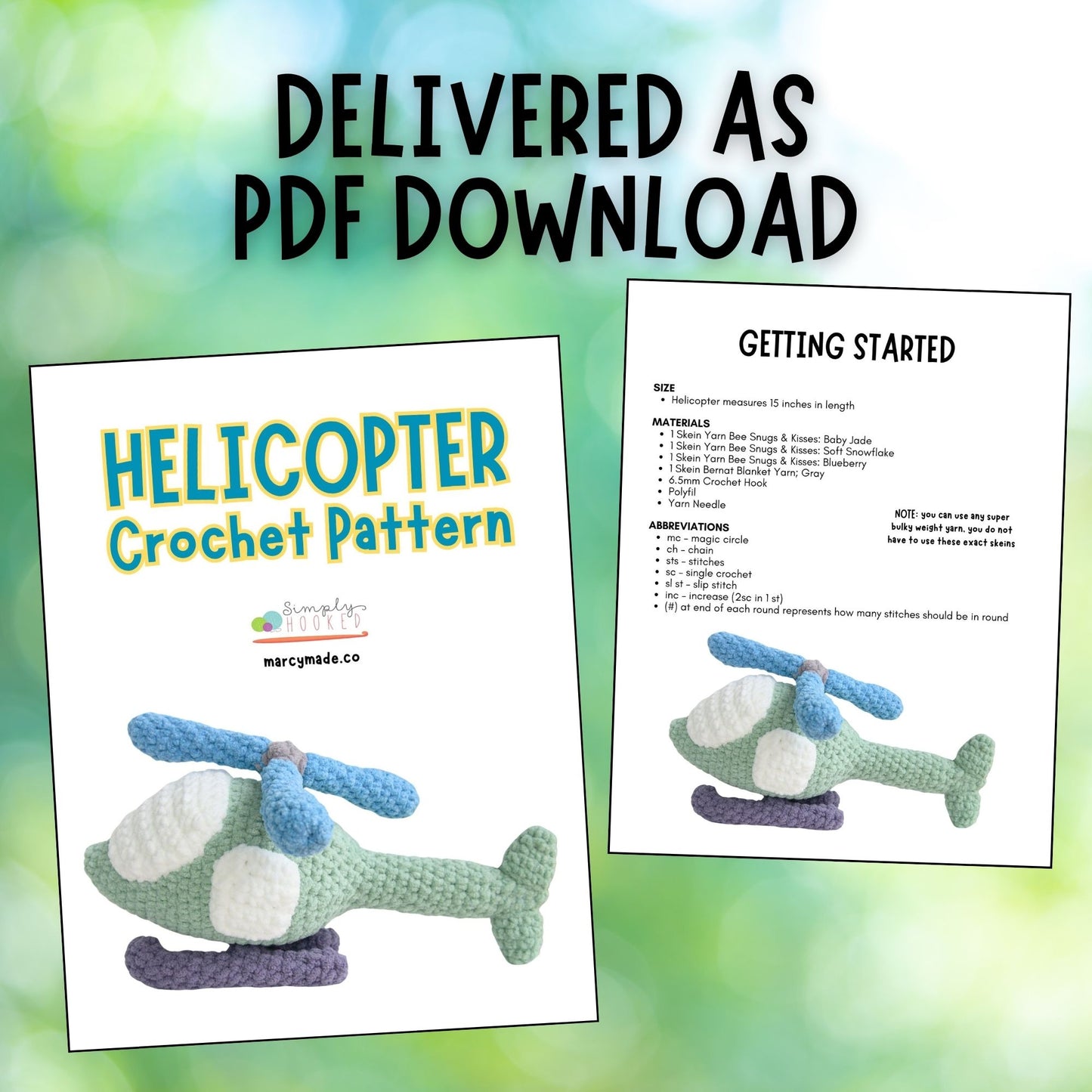 crochet helicopter