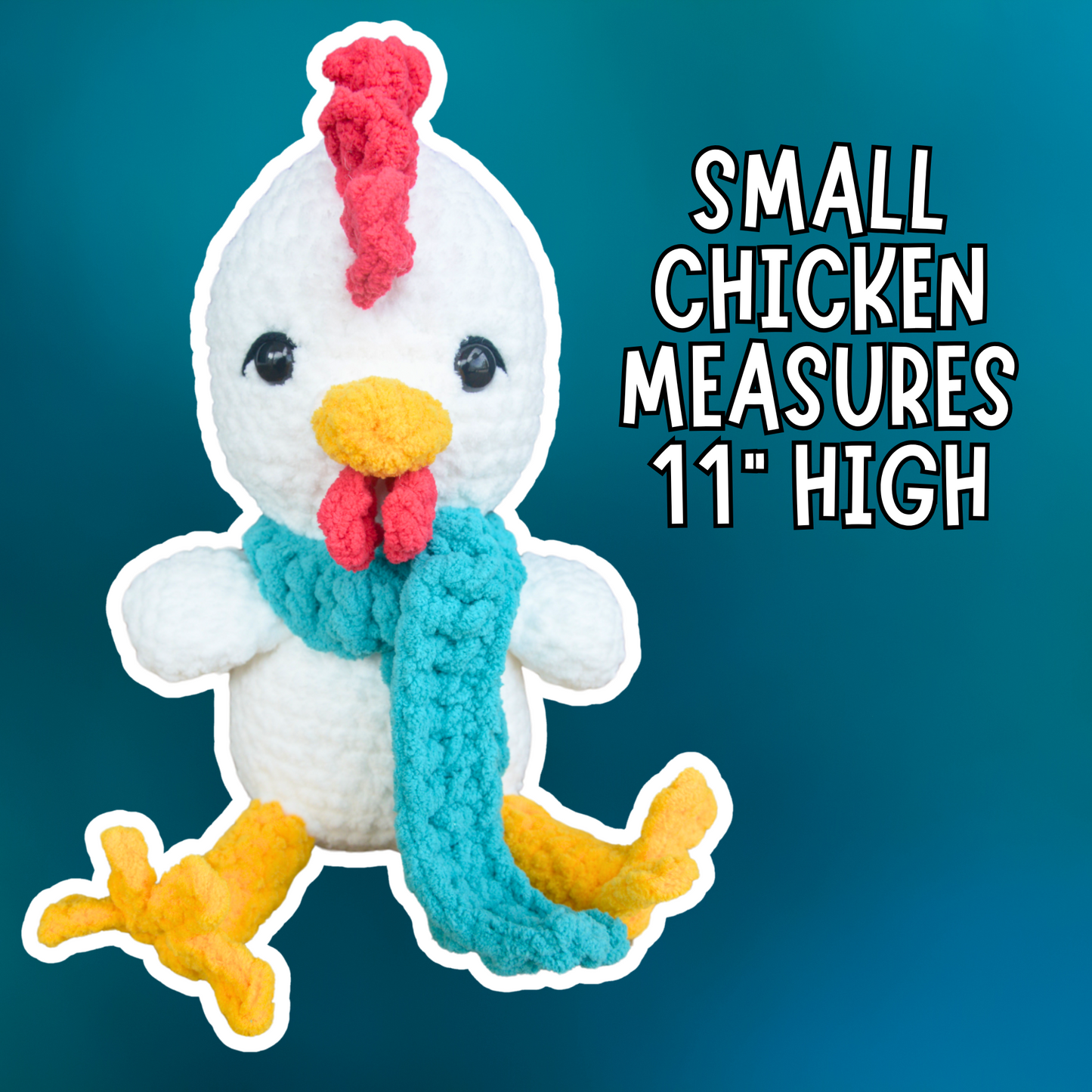 Crochet Chicken Pattern Bundle of 2 PDF Download