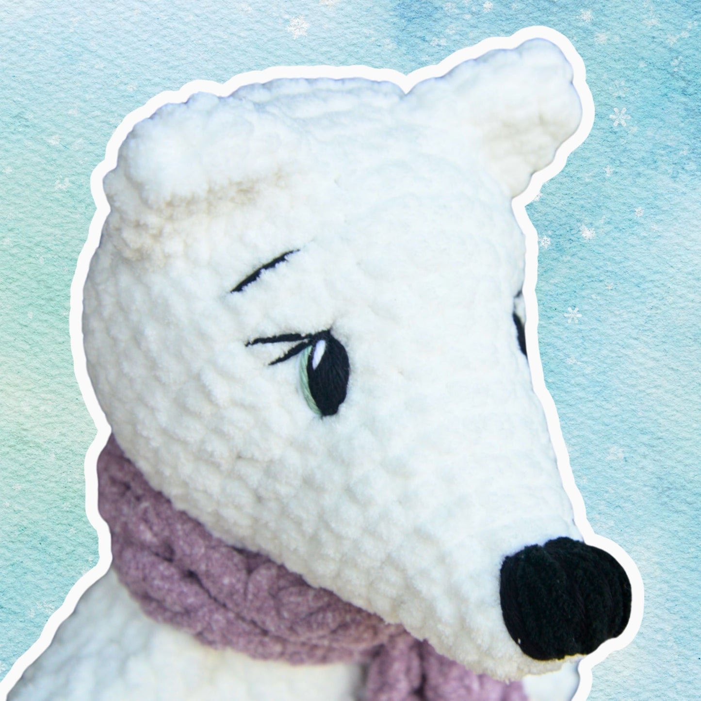 Arctic Fox Crochet Pattern PDF Download