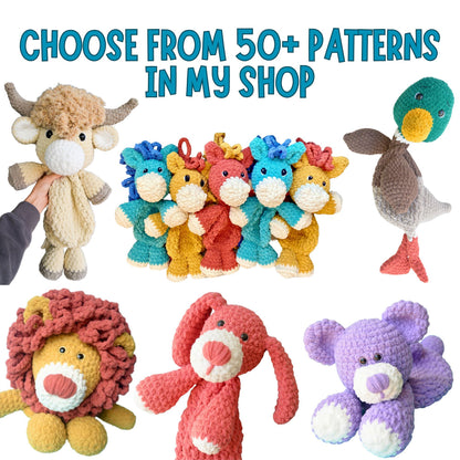 Donkey Crochet Pattern PDF Tutorial for Beginners
