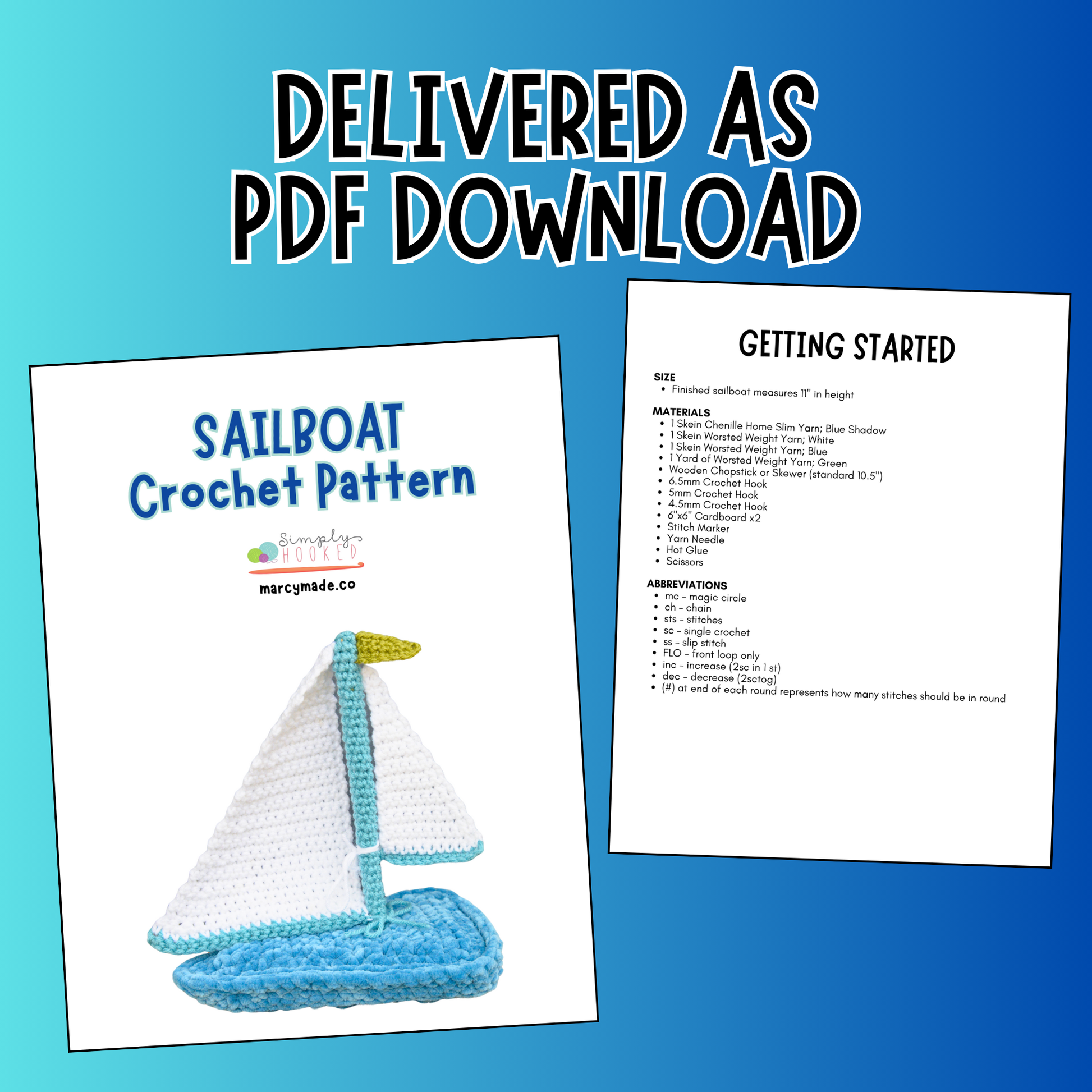 sailboat crochet