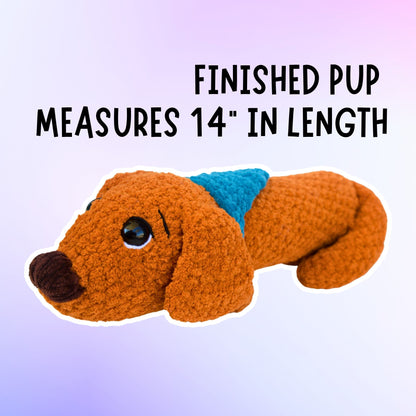 crochet dachshund