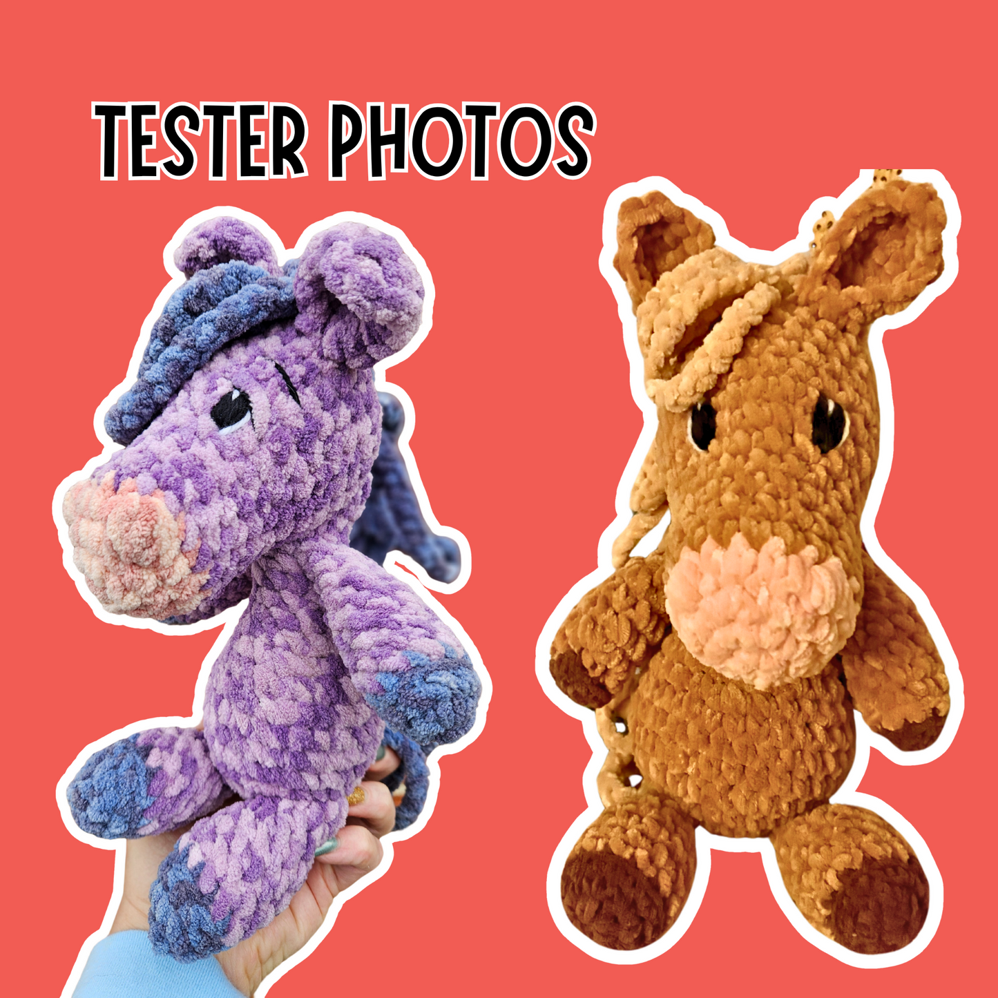 Horse Plushie Crochet Pattern PDF Download