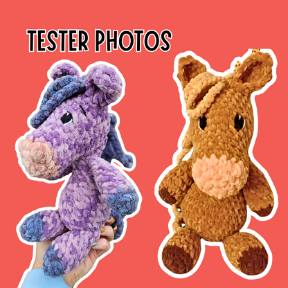 Horse Plushie Crochet Pattern PDF Download