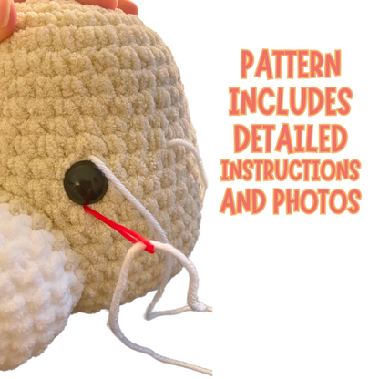 Highland Cow Crochet Animal Pattern PDF Tutorial for Beginners