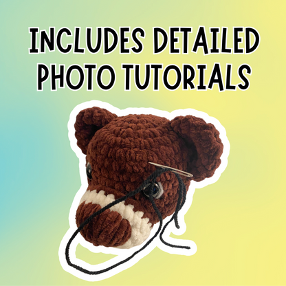 Crochet Teddy Bear Pattern PDF Download