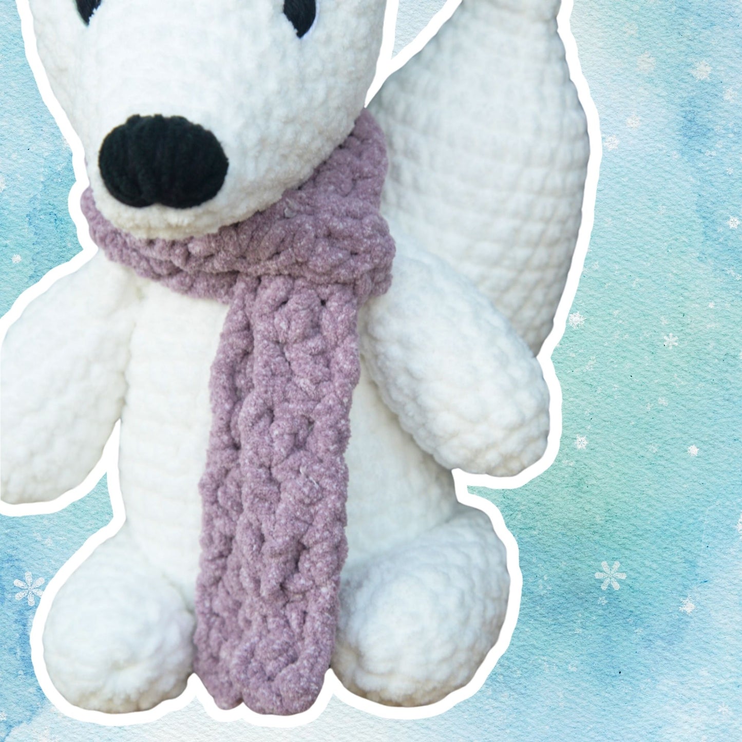 Arctic Fox Crochet Pattern PDF Download