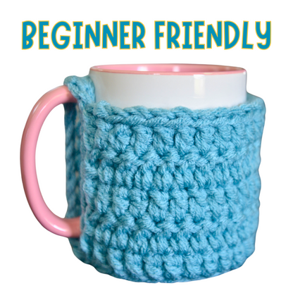 Mug Cozy Crochet Pattern PDF Tutorial