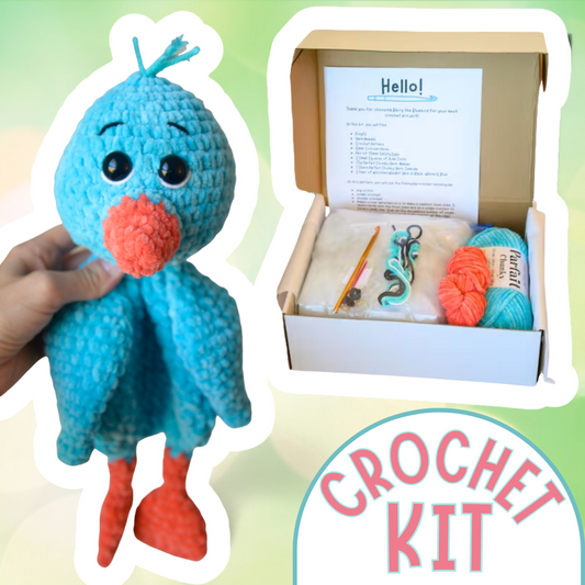 Beginner Crochet Kit for Making a Bird