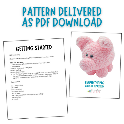 Pig Crochet Pattern For Beginners PDF Download