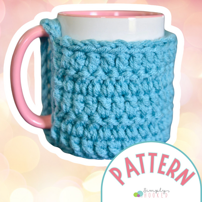 Mug Cozy Crochet Pattern PDF Tutorial