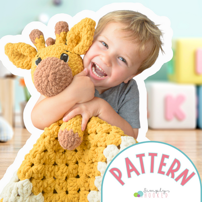 Giraffe Lovey Crochet Pattern