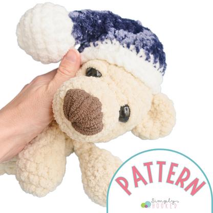 Bedtime Teddy Bear Pattern Instant PDF Download