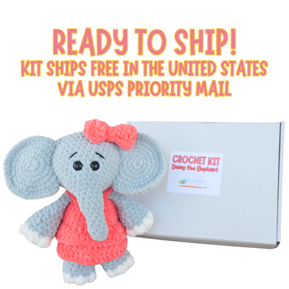 crochet kit elephant